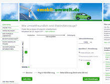 Tablet Screenshot of emobil-umwelt.de